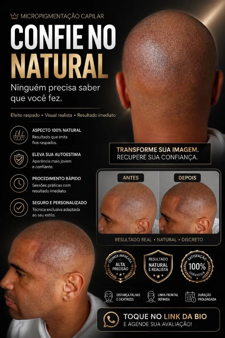 Especialista em Micropigmentação Capilar Masculina