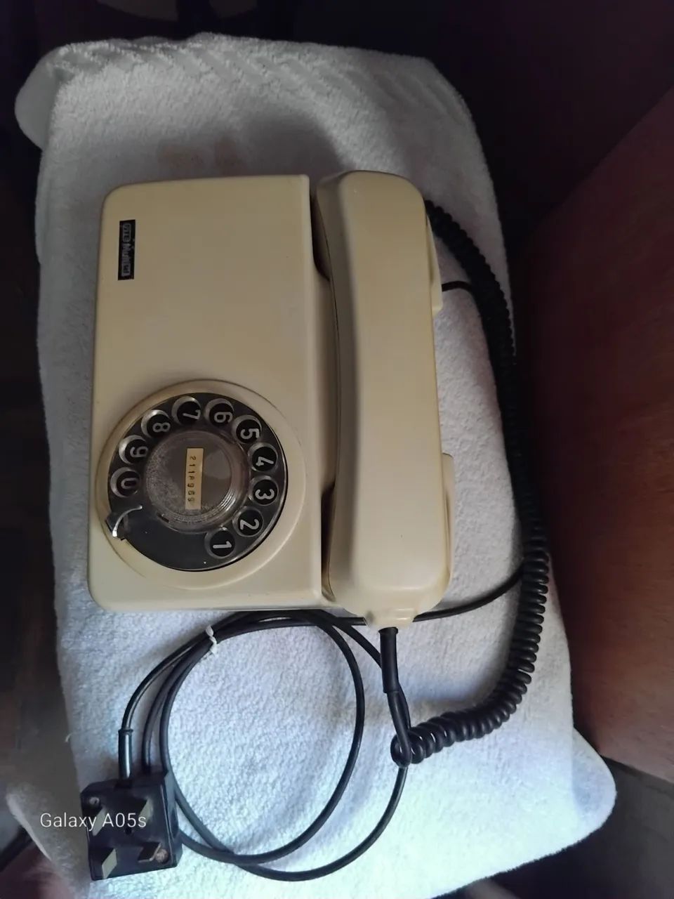 Telefone de disco antigo telebras - Foto 2