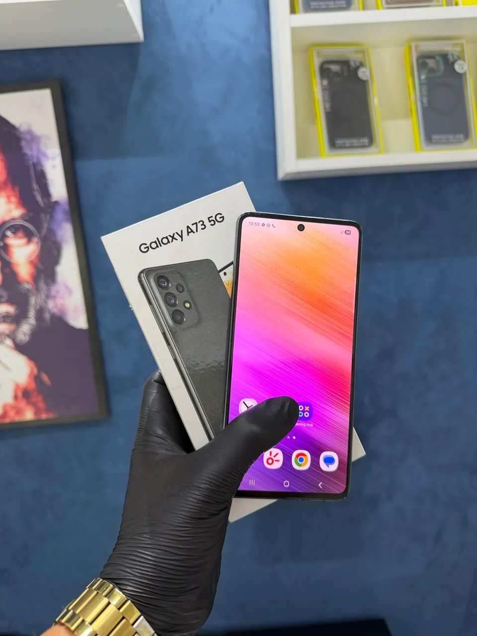 SAMSUNG A73 5G 8/128GB PRETO - Foto 4