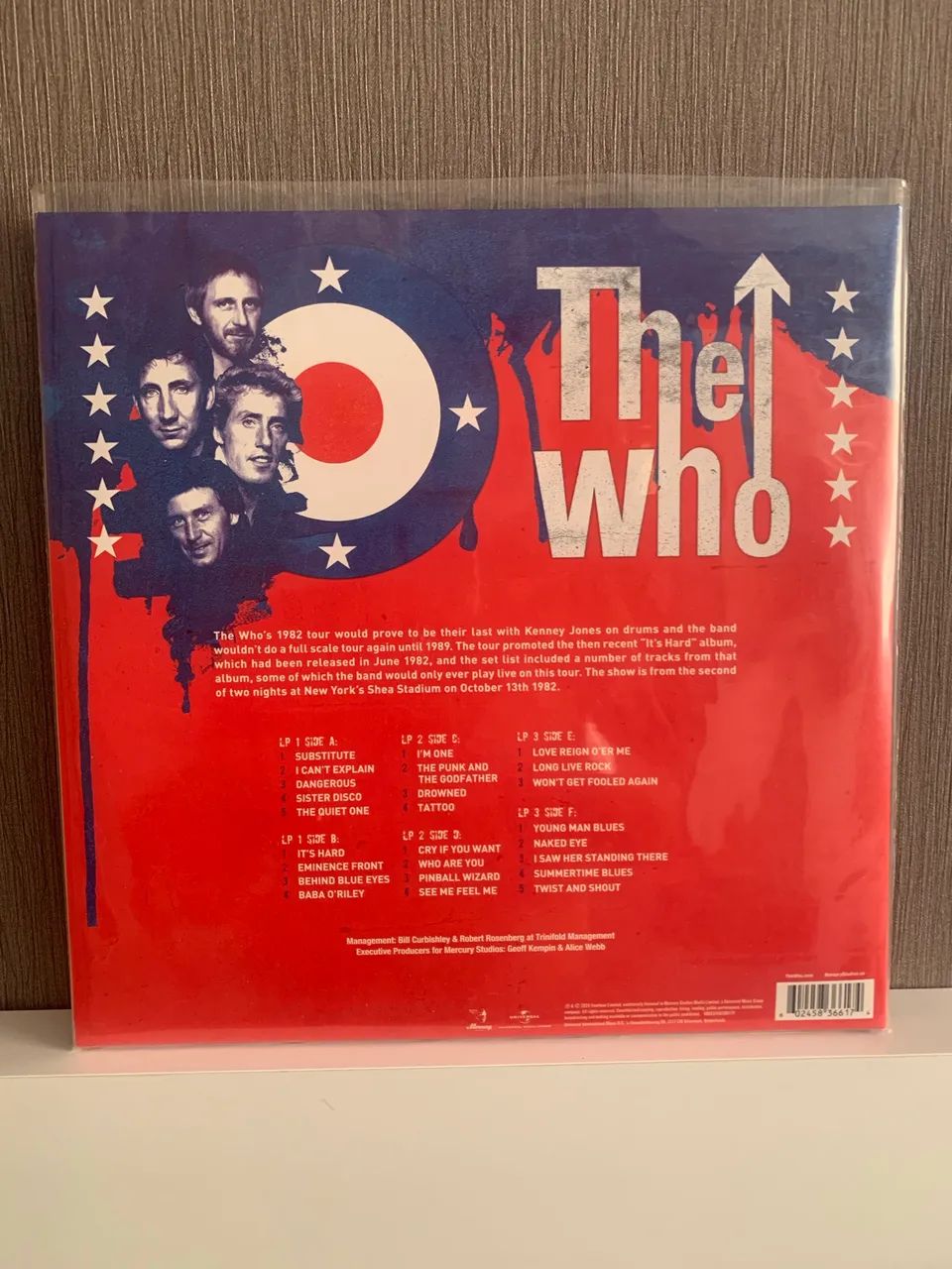 LP / VINIL TRIPLO -  THE WHO - LIVE AT SHEA STADIUM 1982 - Foto 4