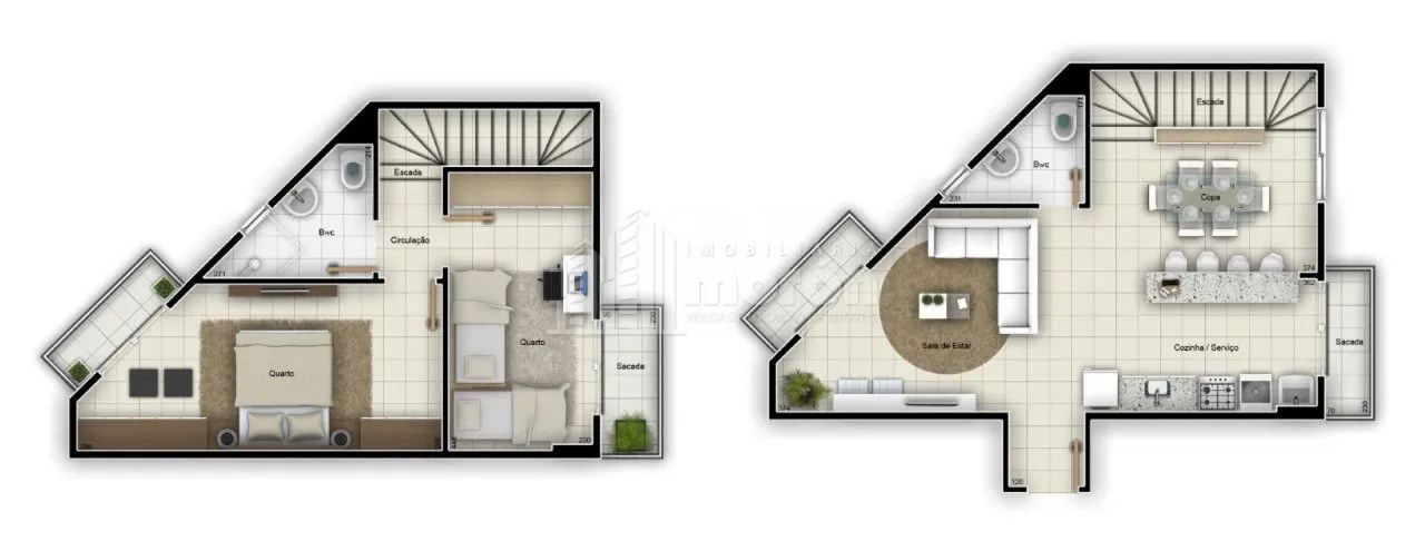 APARTAMENTO DUPLEX À VENDA NO CENTRO - EDIFÍCIO OLÍMPIA - Foto 5