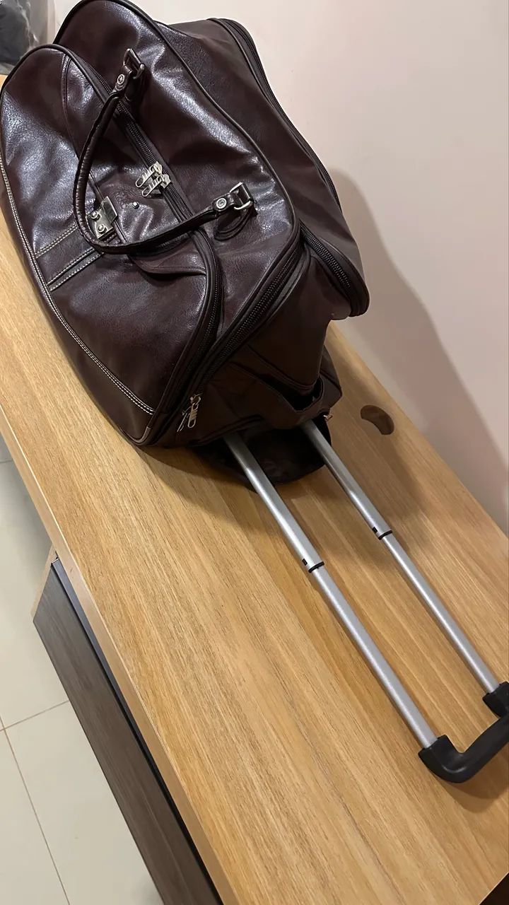 Bolsa Original da Mont Blonc Marrom - Foto 2