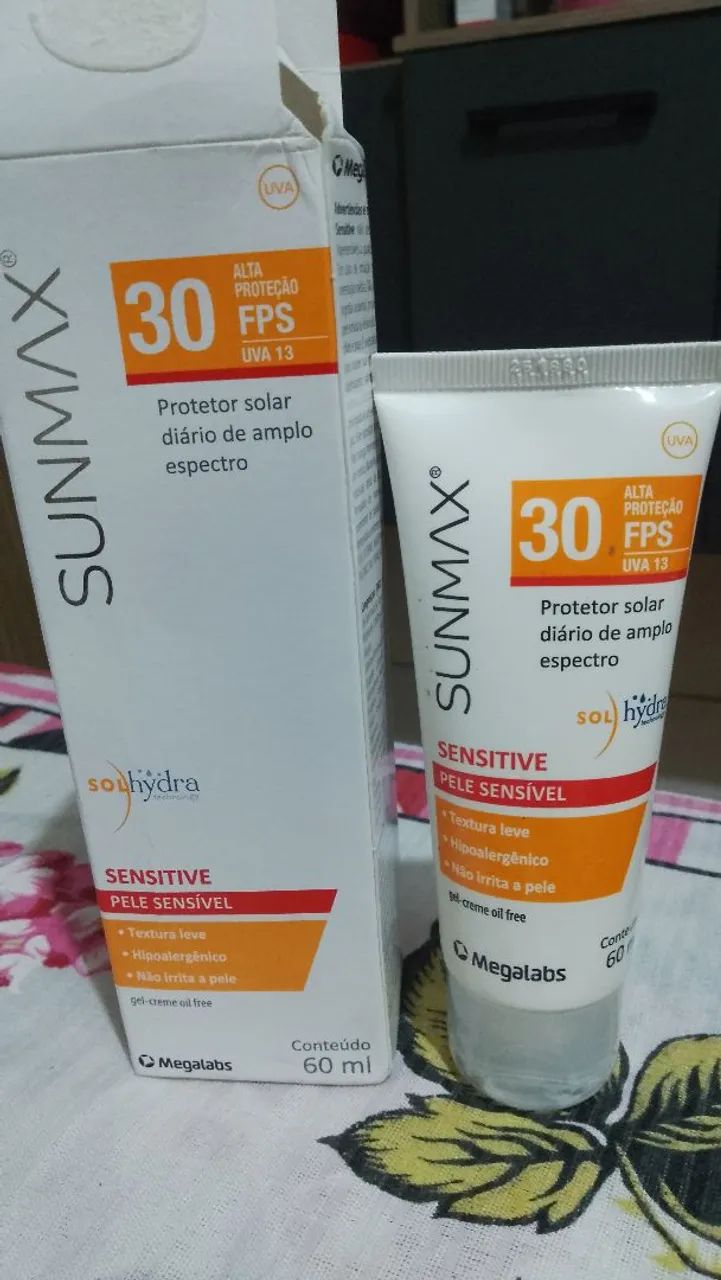 Protetor Solar para pele sensível 