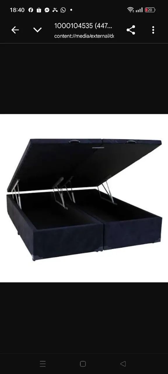 Cama box baú Queen 