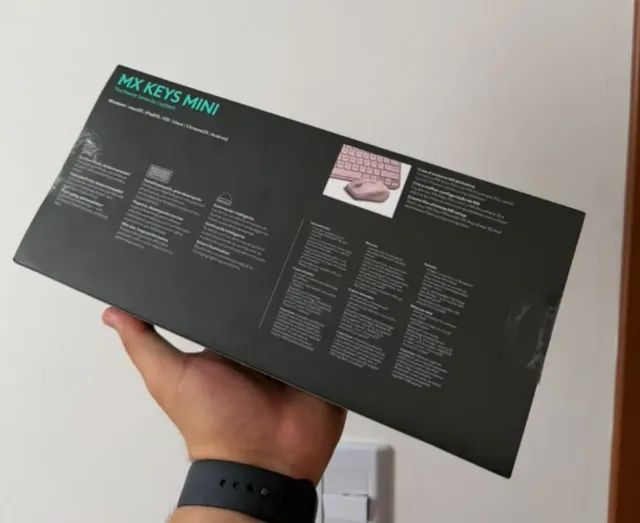 Logitech MX Keys Mini Rosa (NOVO / NUNCA USADO) - Foto 2