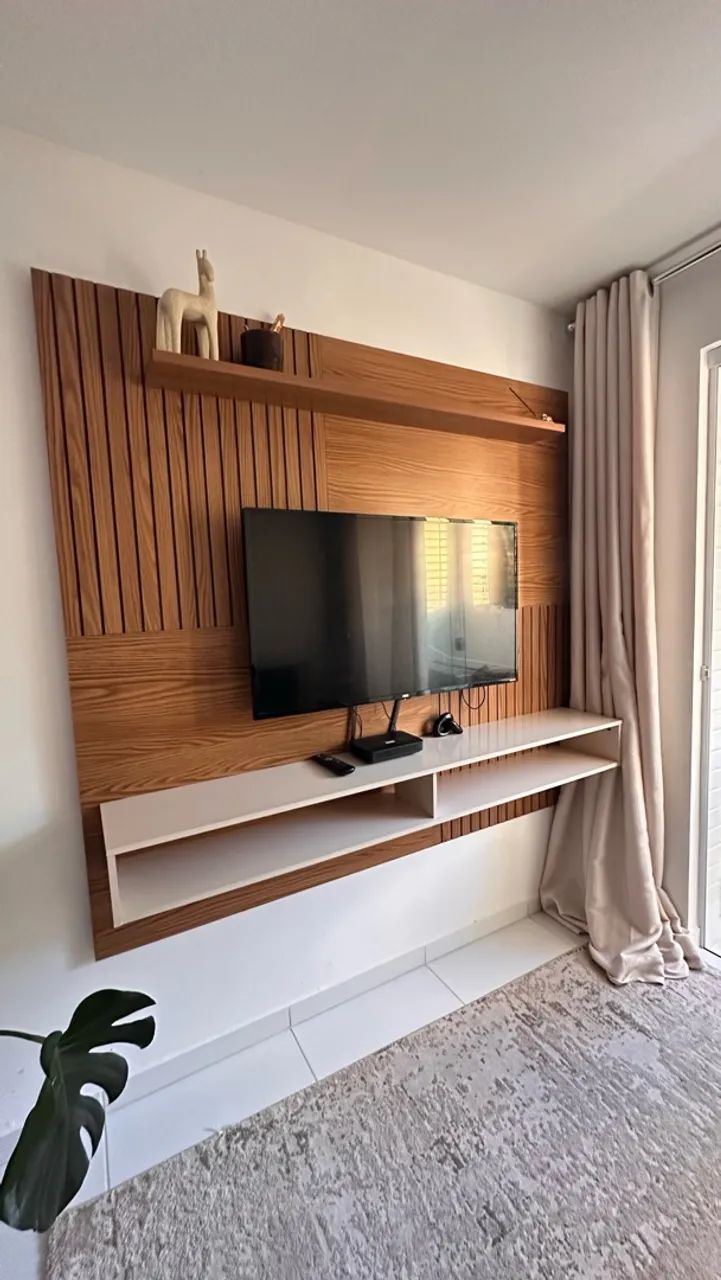 Painel de tv com ripado  - Foto 4