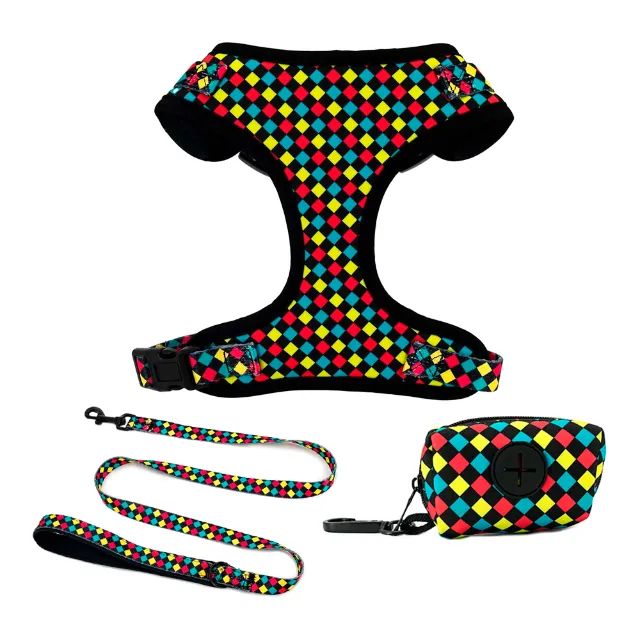 Kit peitoral pet coleira neoprene diversos modelos tamanhos  - Foto 5