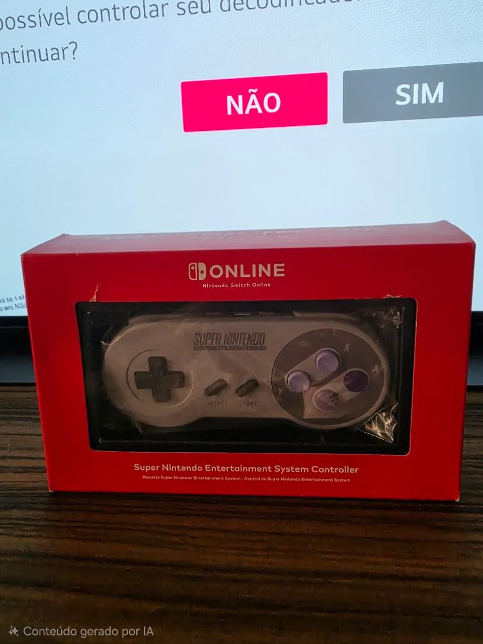 Controle Nintendo Switch Online Super Nintendo 