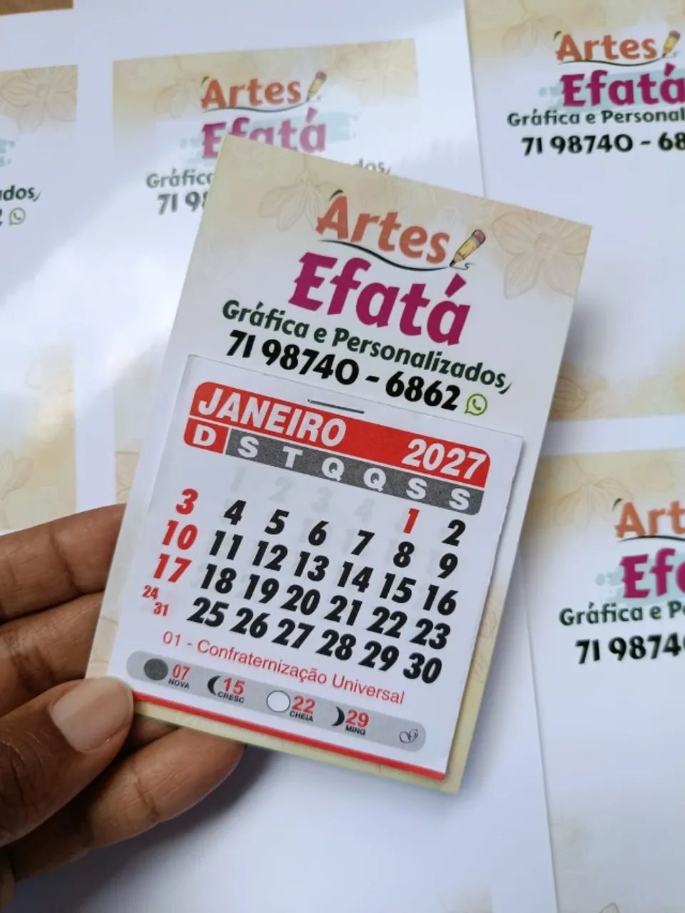 Calendário 2027  - Foto 2