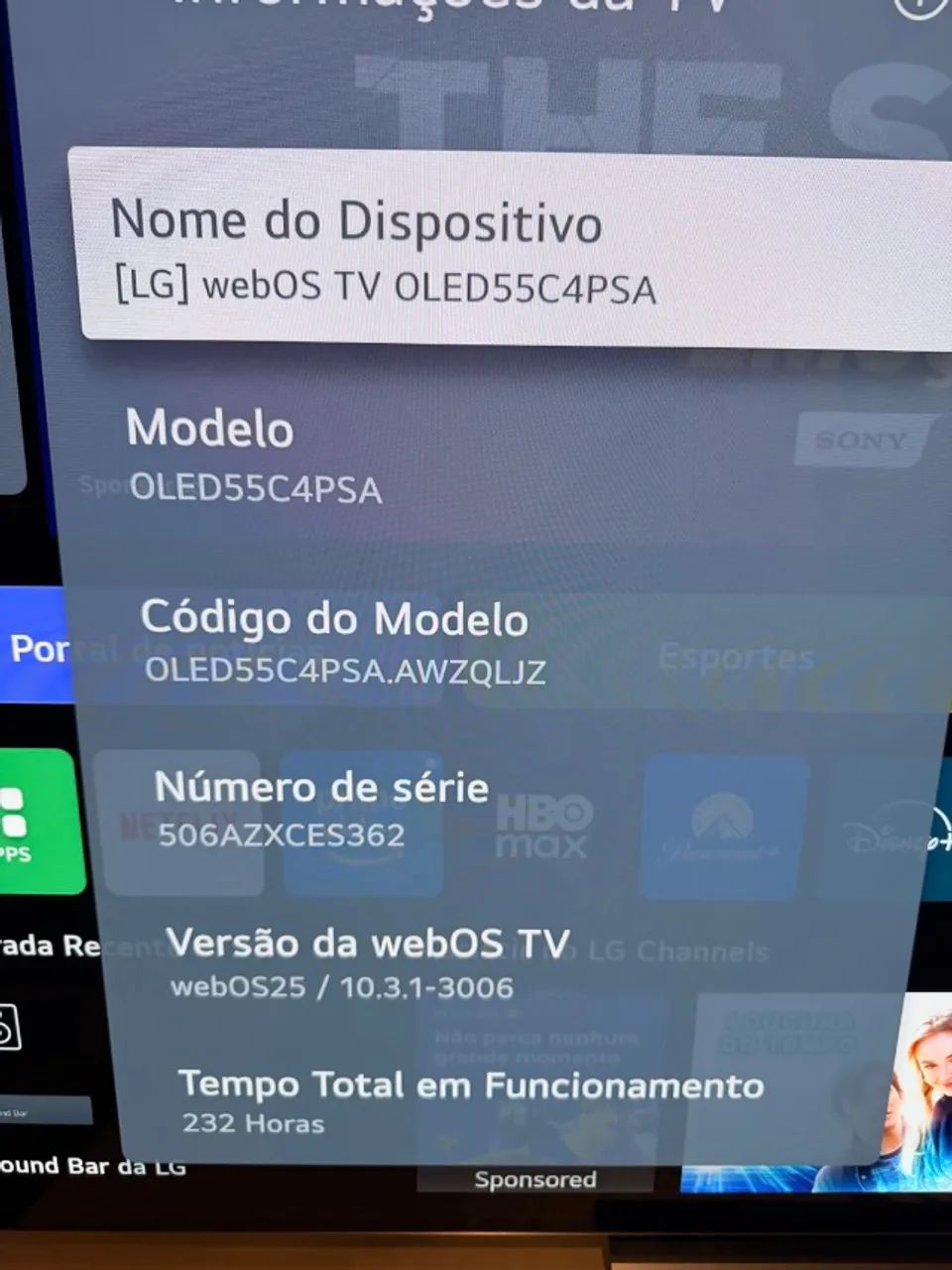 TV LG OLED 55 C4 - Foto 3