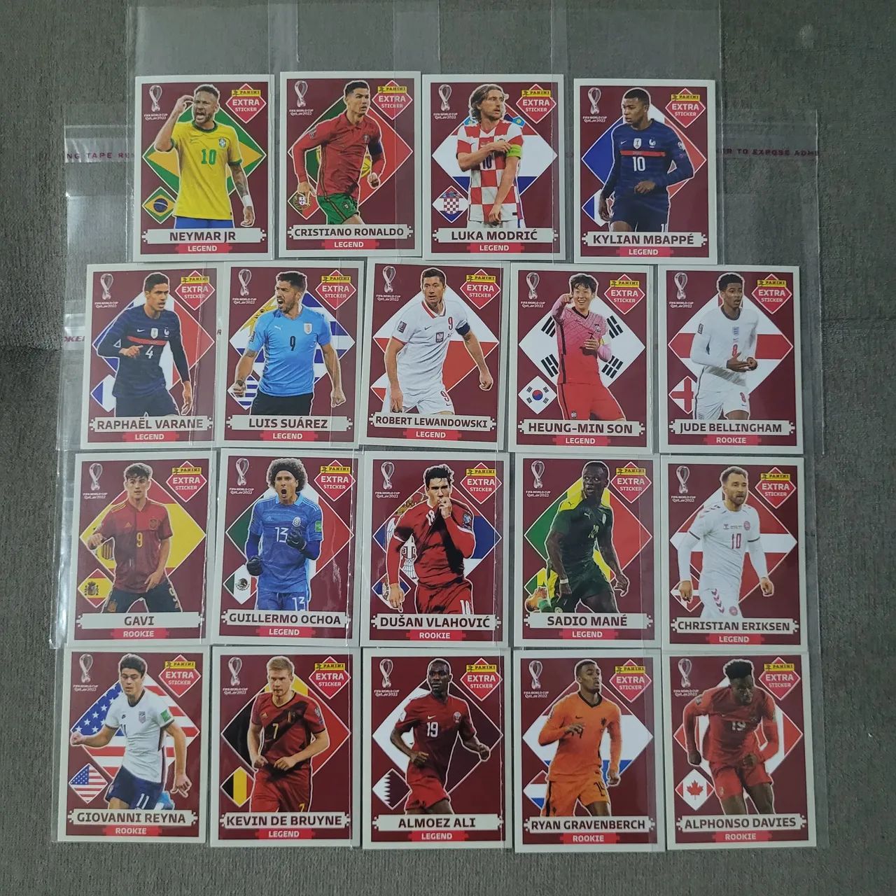 Legend 2022 lote com 19 figurinhas  - Foto 3