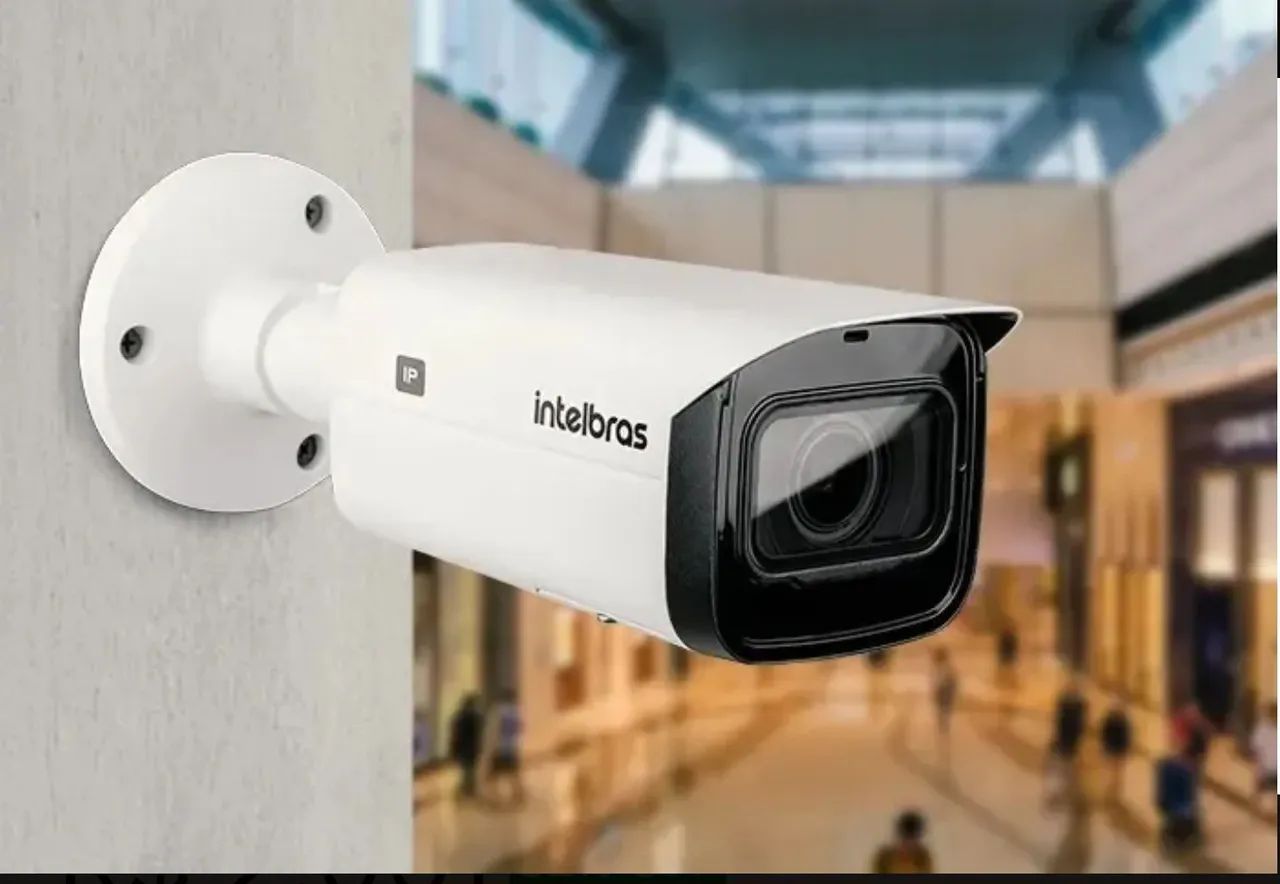 Camera IP Varifocal 4mp Vip 5460 Z IA 60m Intelbras Color Branc