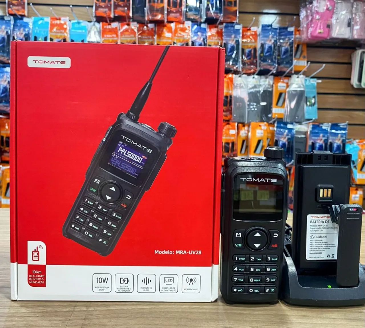 Rádio comunicador TOMATE MRA-UV28  - Foto 2