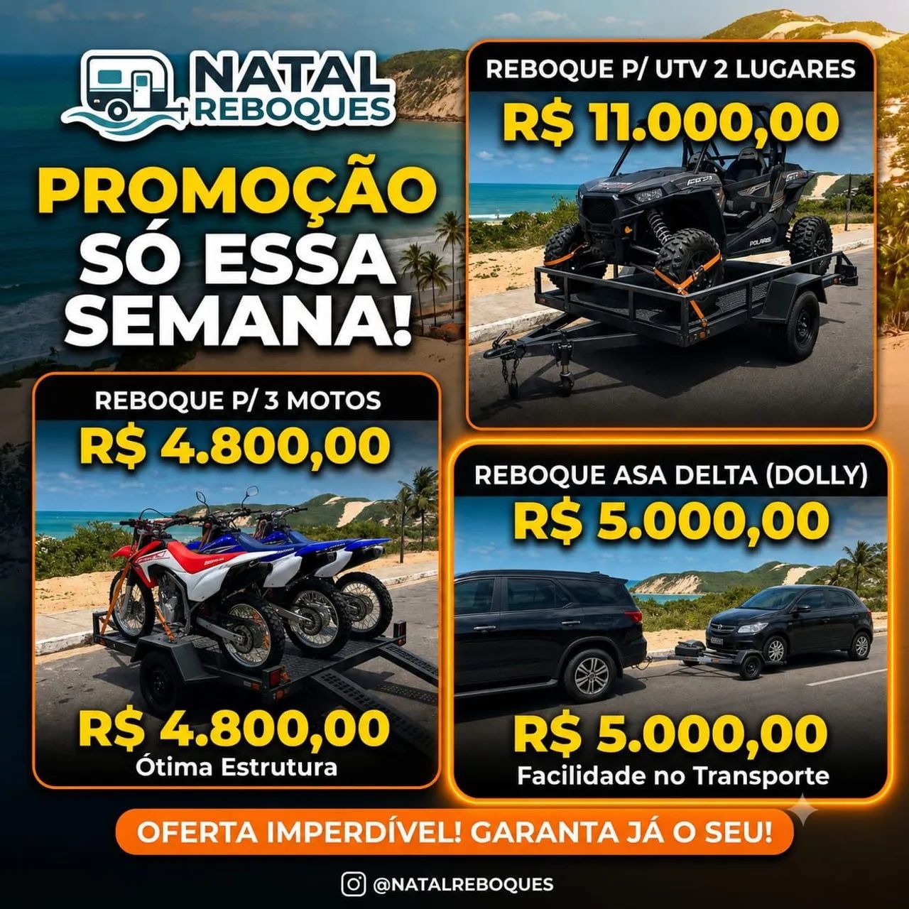 Reboques diversos 