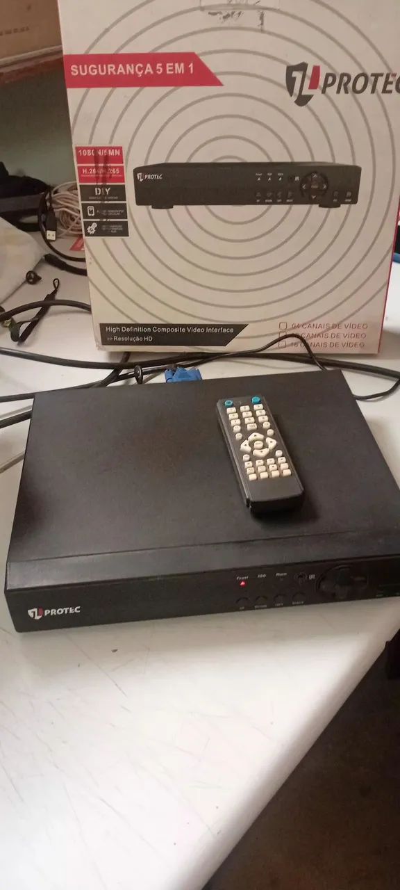 Dvr jl protec com defeito travado na logo
