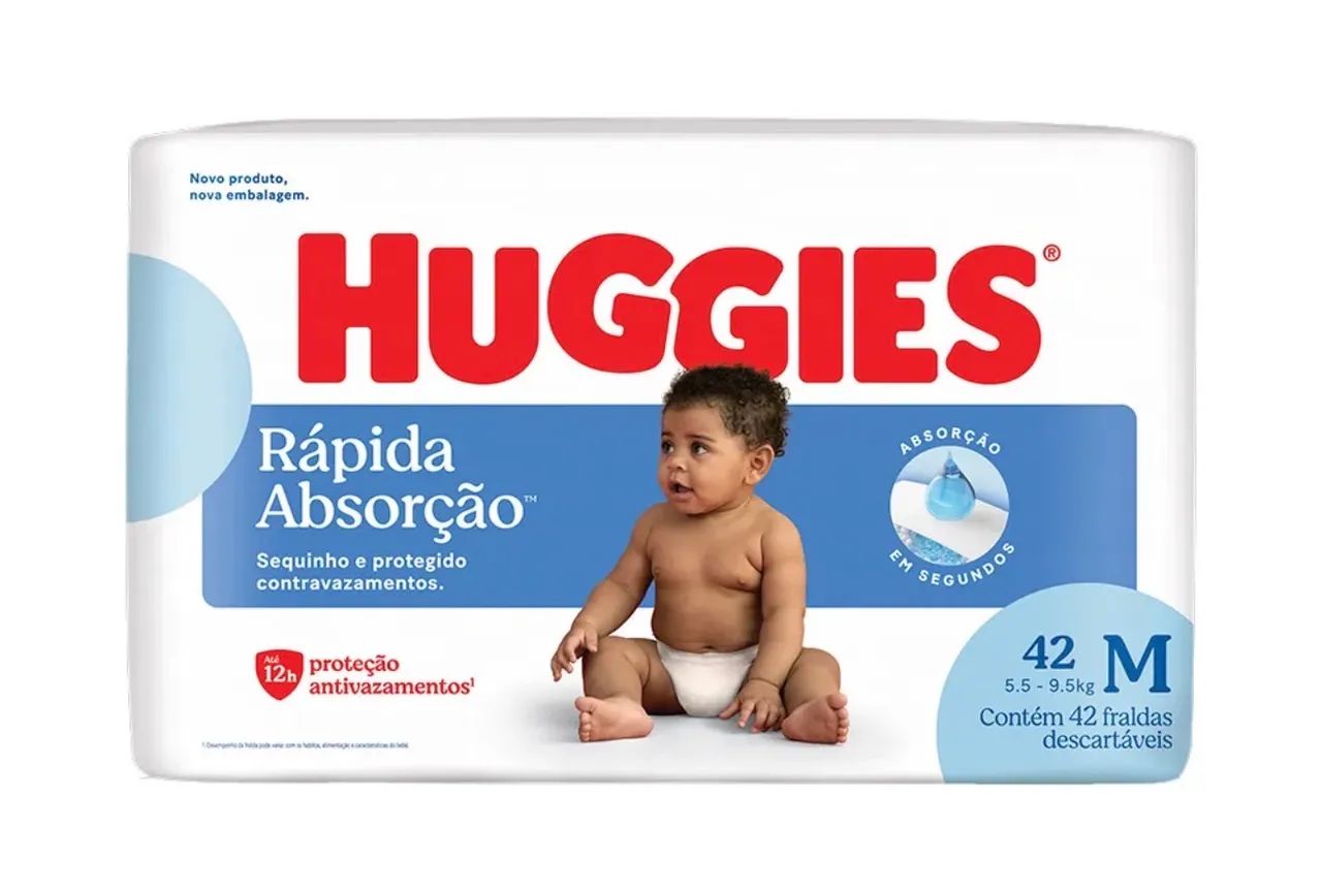 Fraldas descartáveis 