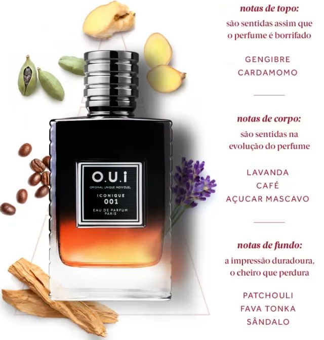 O.U.I iconique 001 EAU de parfum- Perfume masculino - Foto 4