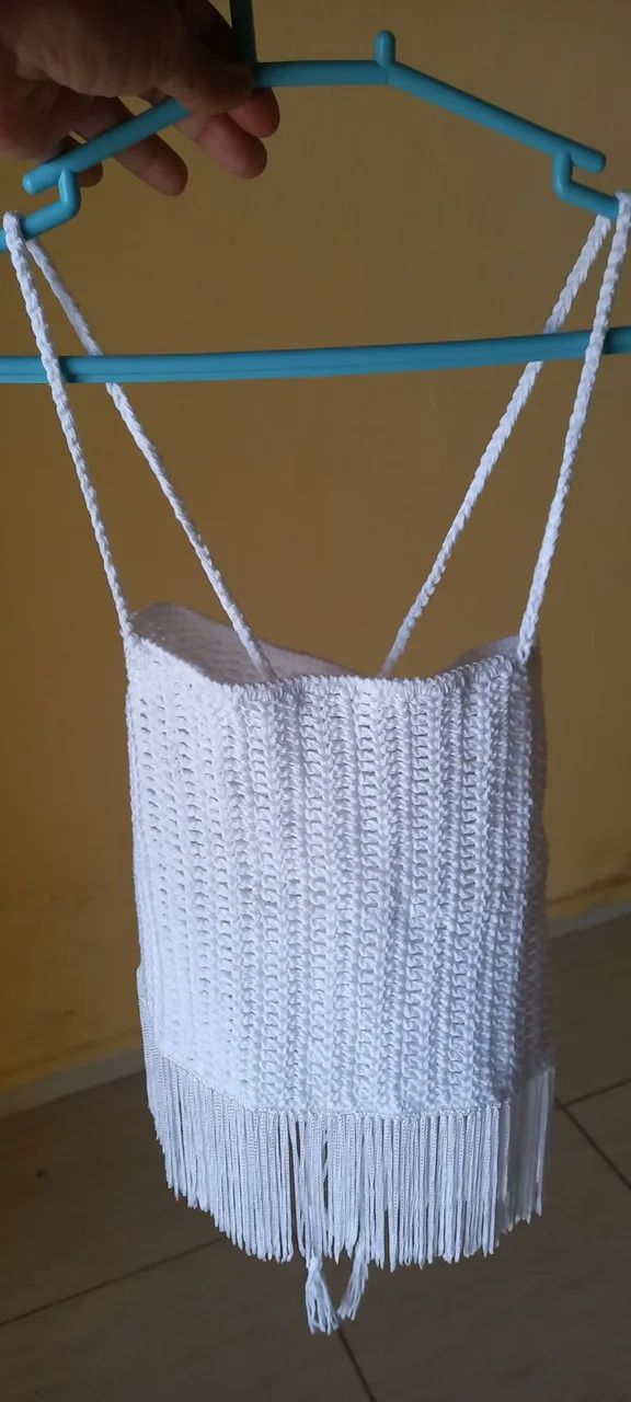 Blusa com franjas. - Foto 2