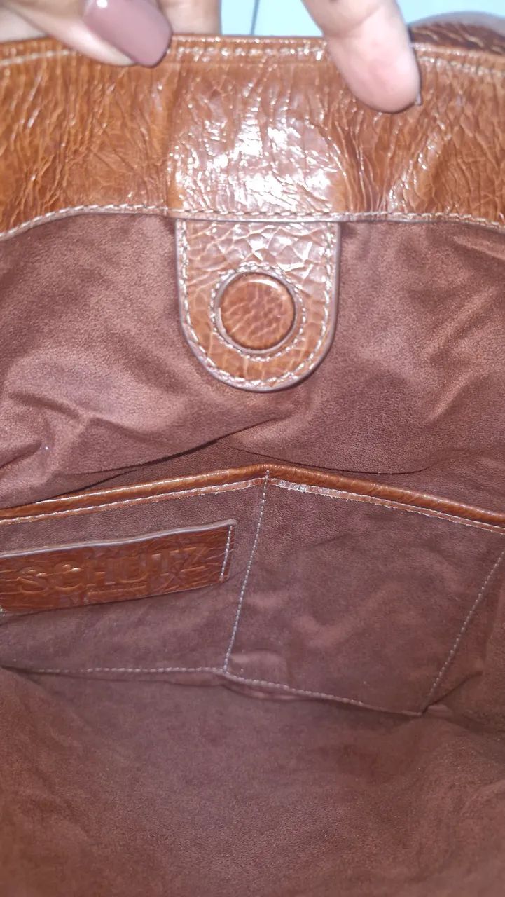 Bolsa caramelo Schutz  - Foto 5