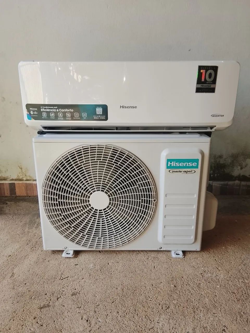 Central de ar inverter 12000 BTUs instalada 