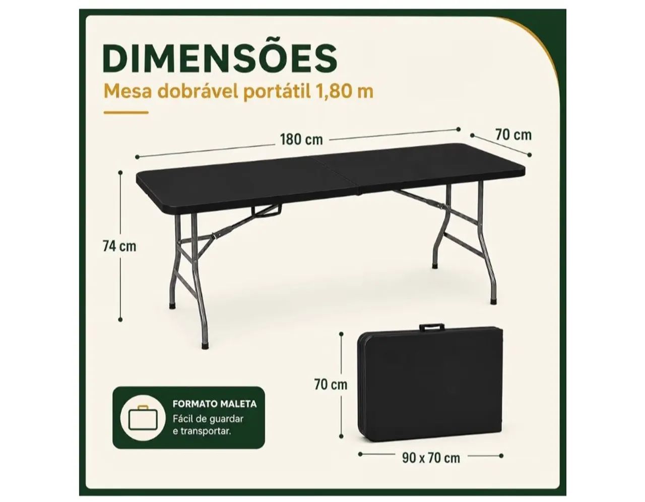 MESA DOBRÁVEL MULTI USO  - Foto 3