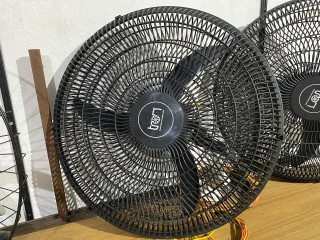 Kit com 5 Ventiladores de parede 60cm  - Foto 2