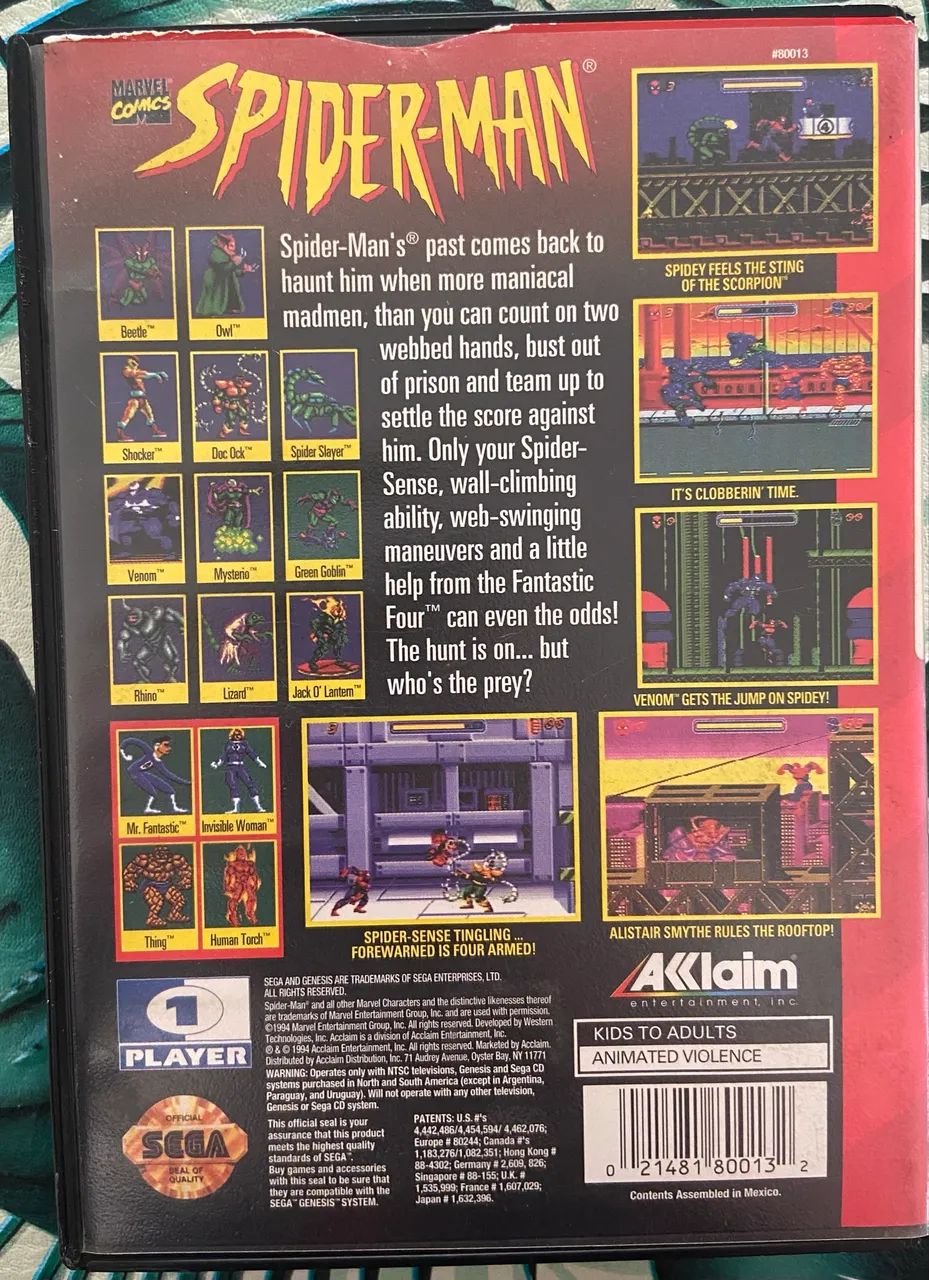 Jogo Mega Drive - Spiderman CIB - Foto 5