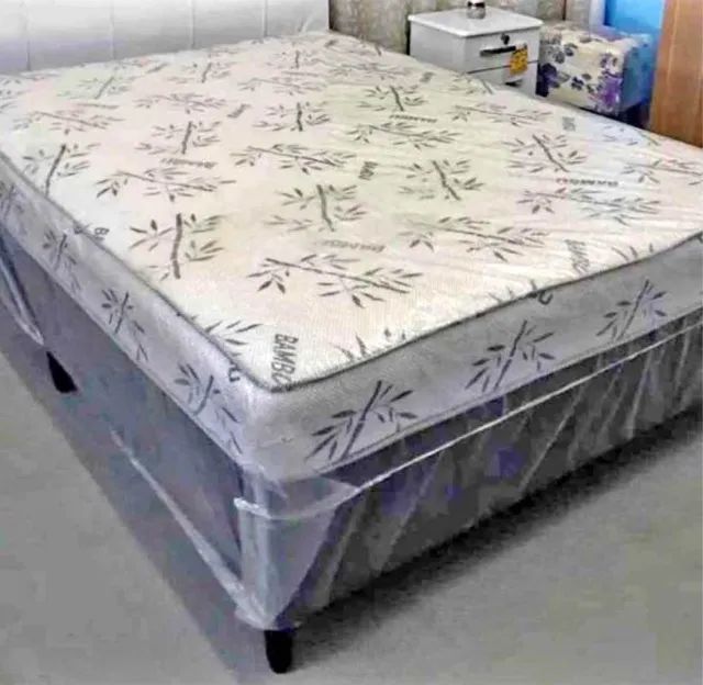 Cama box casal com molas 