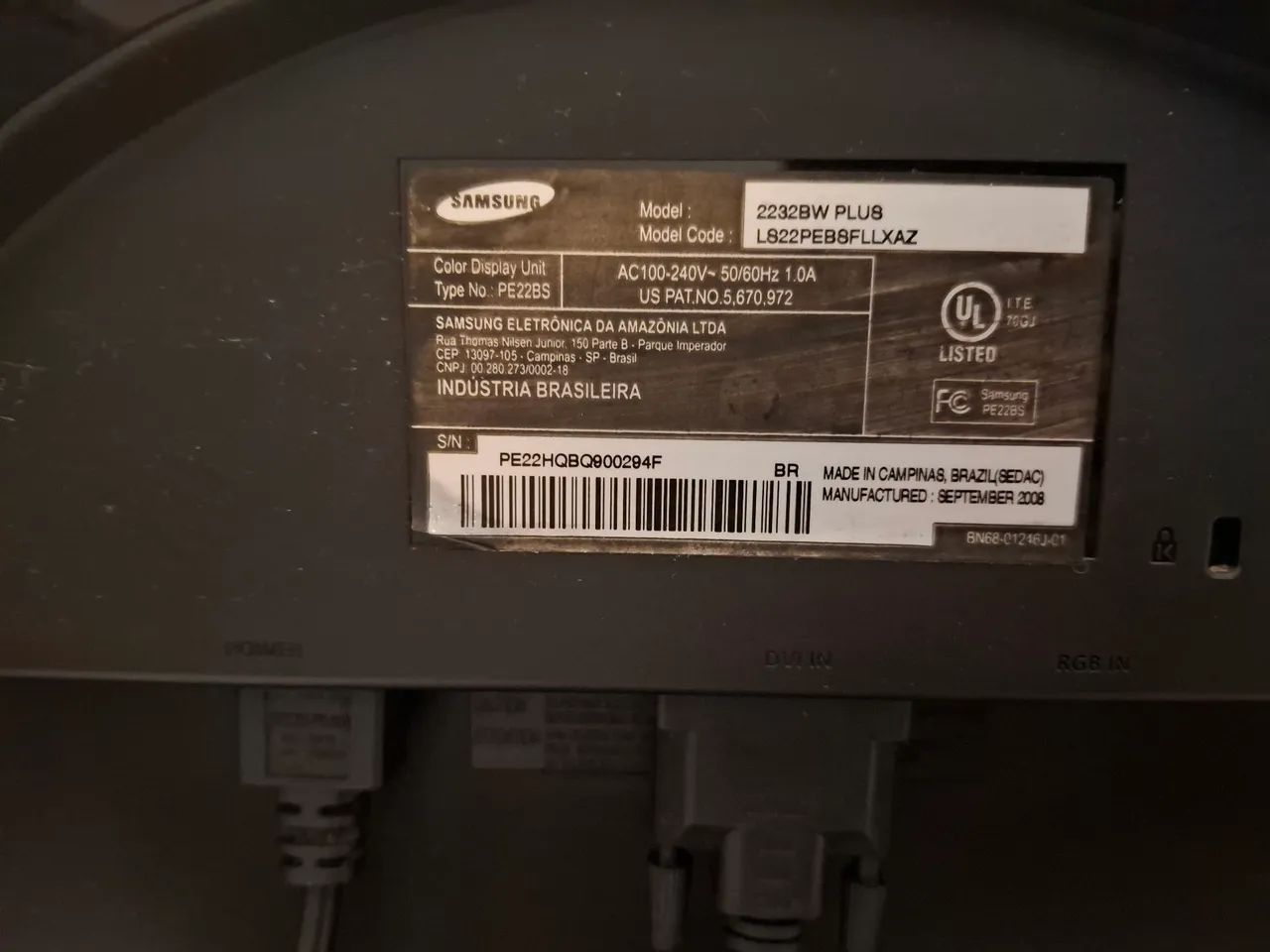 Monitor Samsung 22pol - Foto 4