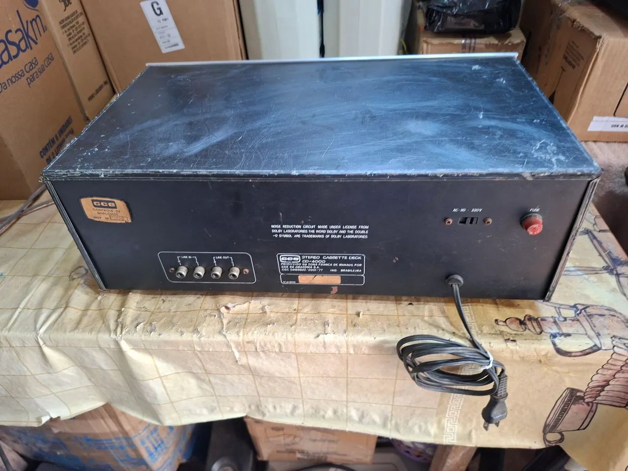 Tape deck cce cd4000 n gradiente polyvox  - Foto 5
