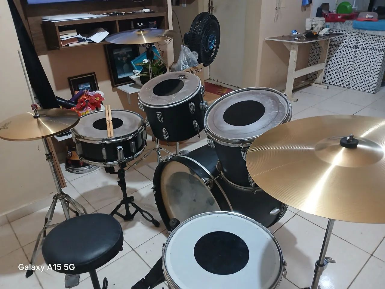 Bateria acústica completa  - Foto 3