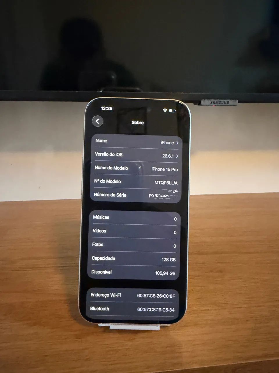 iPhone 15 Pro 128GB - Natural Titanium - Foto 4
