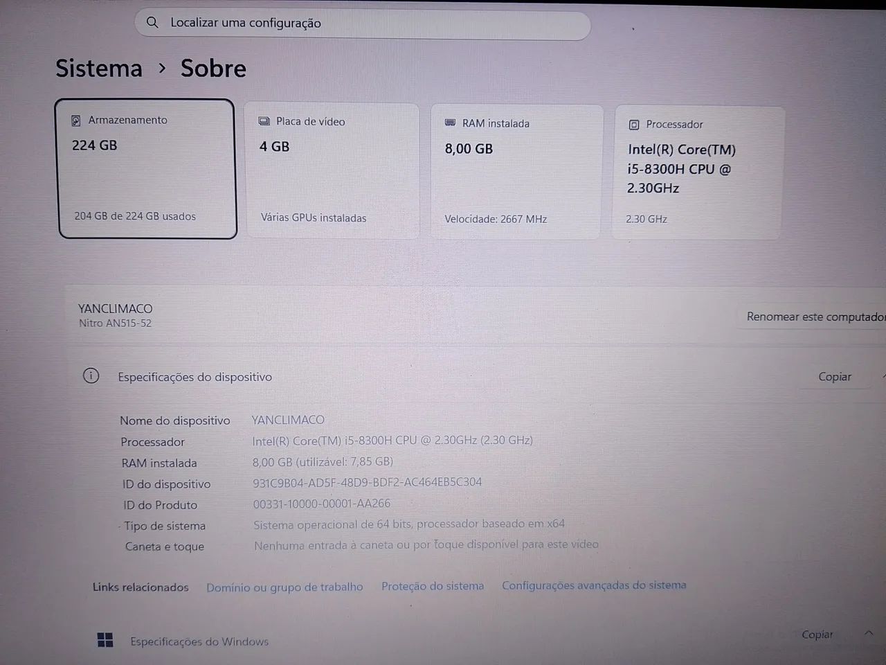 NOTEBOOK GAMER ACER NITRO 5 - Foto 4