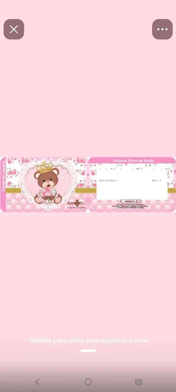 Cartão do SUS personalizado  - Foto 3