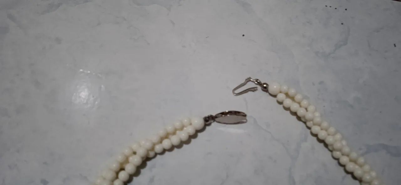 Colar de cor branca - Foto 3
