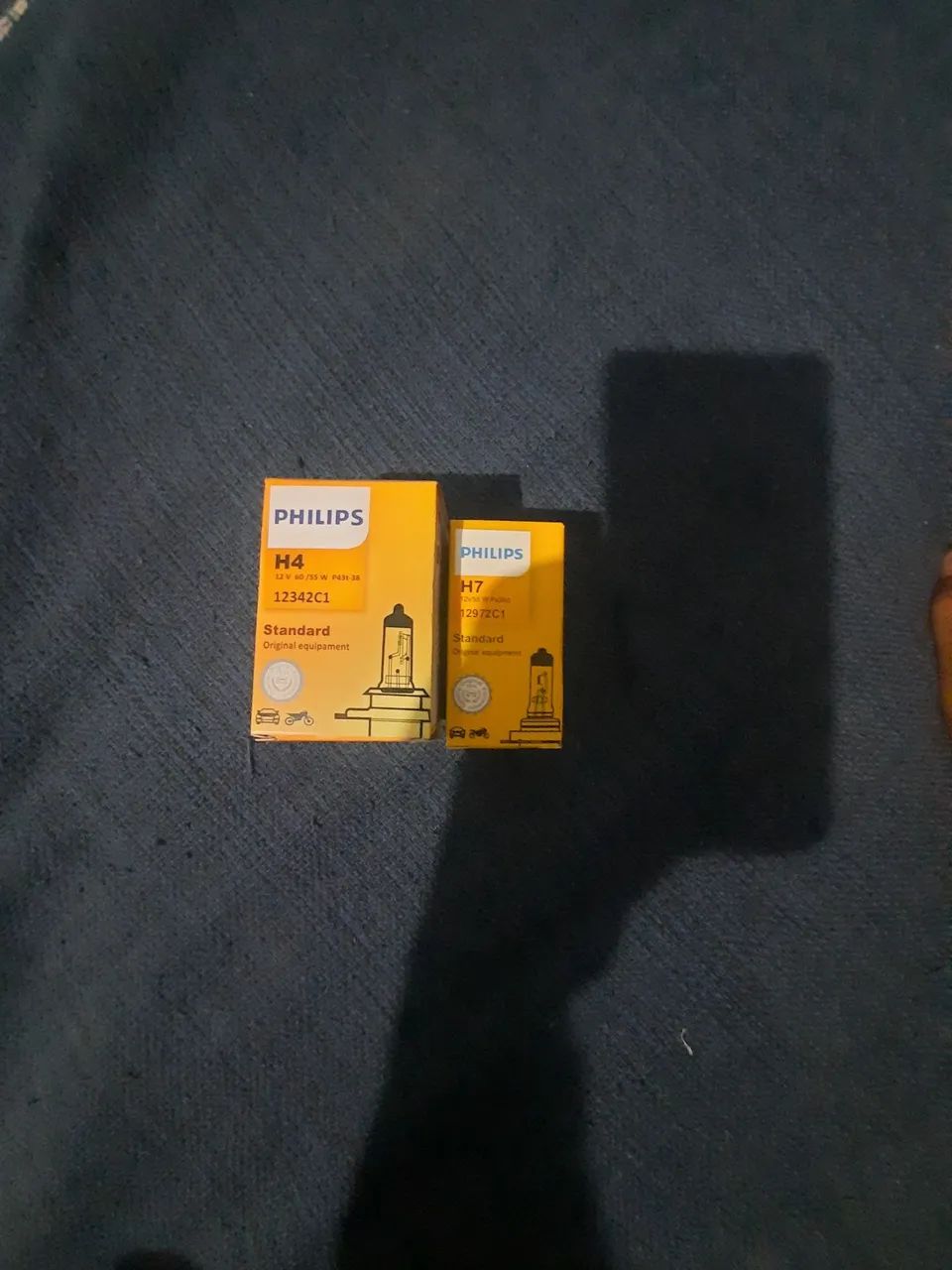 Lampadas philips h4 e h7 