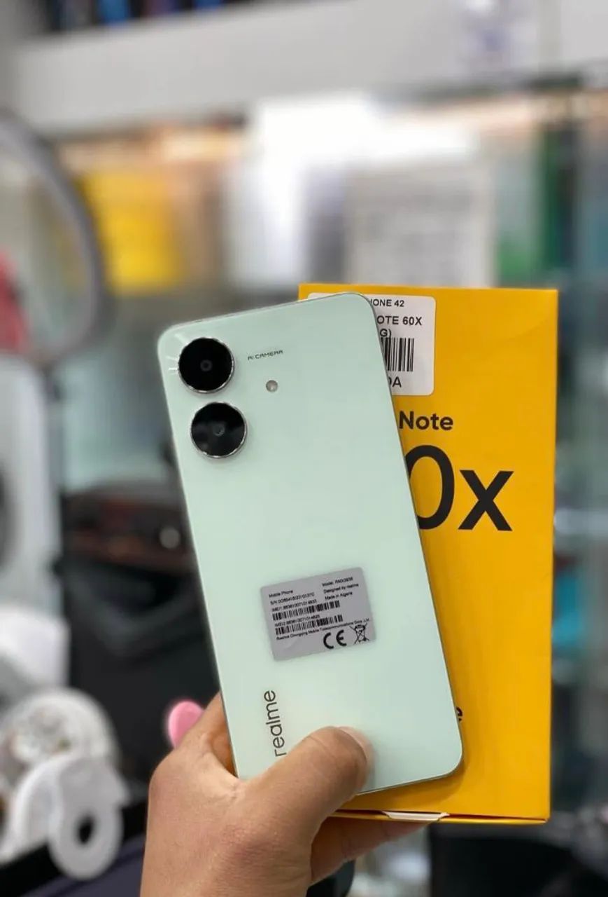 Realme 60x 128/4 Verde Água Tooop + Garantia 