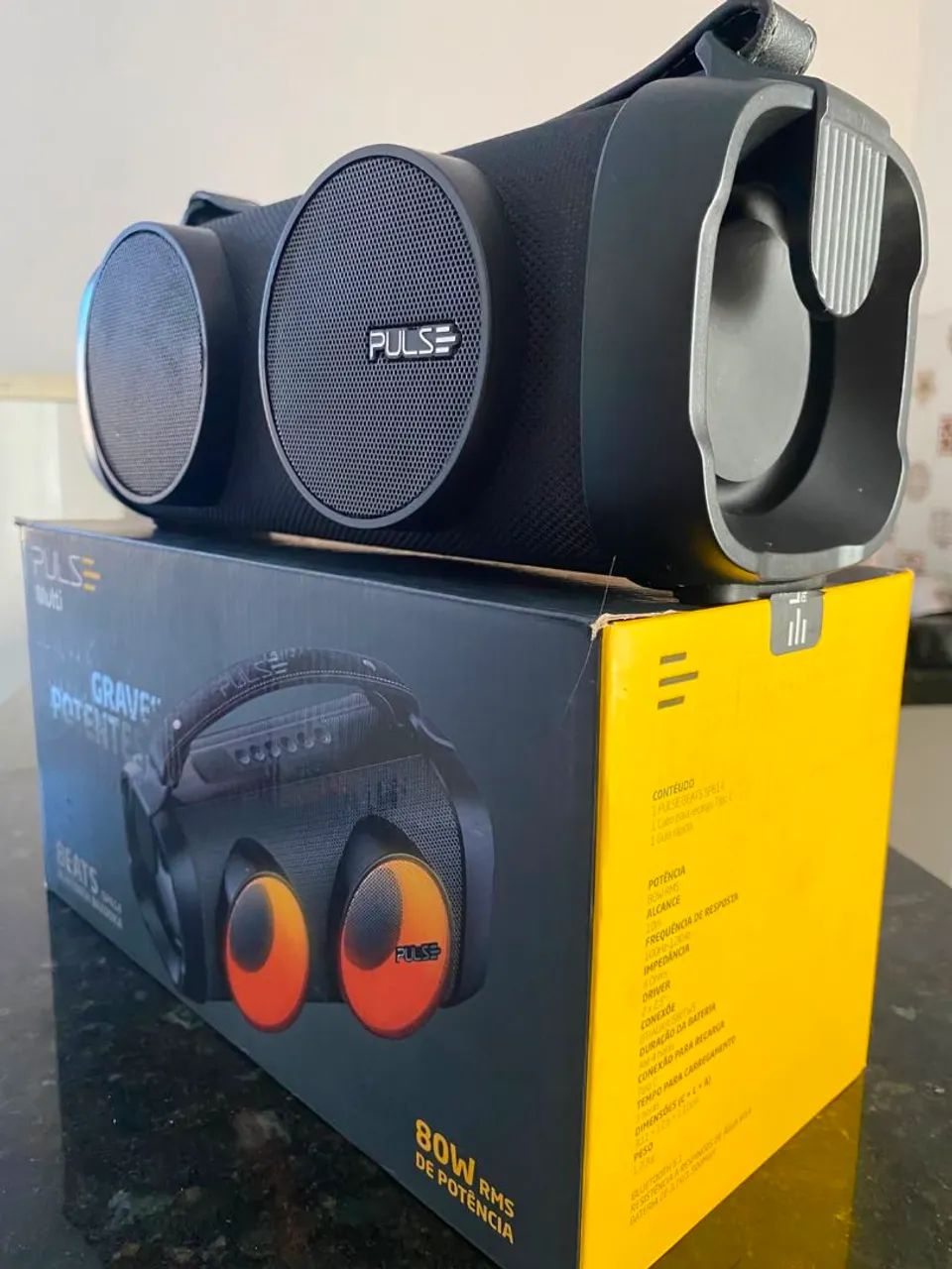 Caixa de Som Bluetooth Pulse - Foto 4