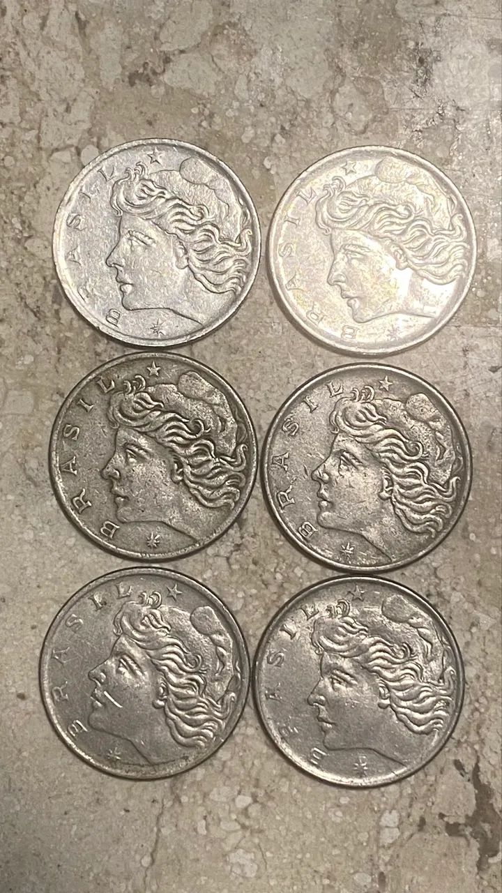 Moedas de 1 Cruzeiro 70 a 76 - Foto 3