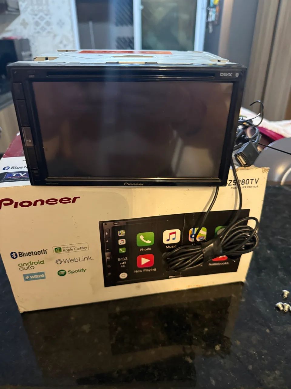 Multimídia Pioneer 2Din CarPlay AVH-5280TV - Foto 2