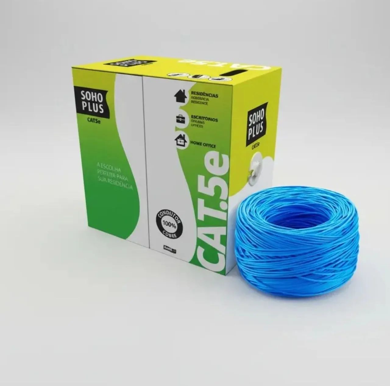 Cabo de rede cat5 Soho plus