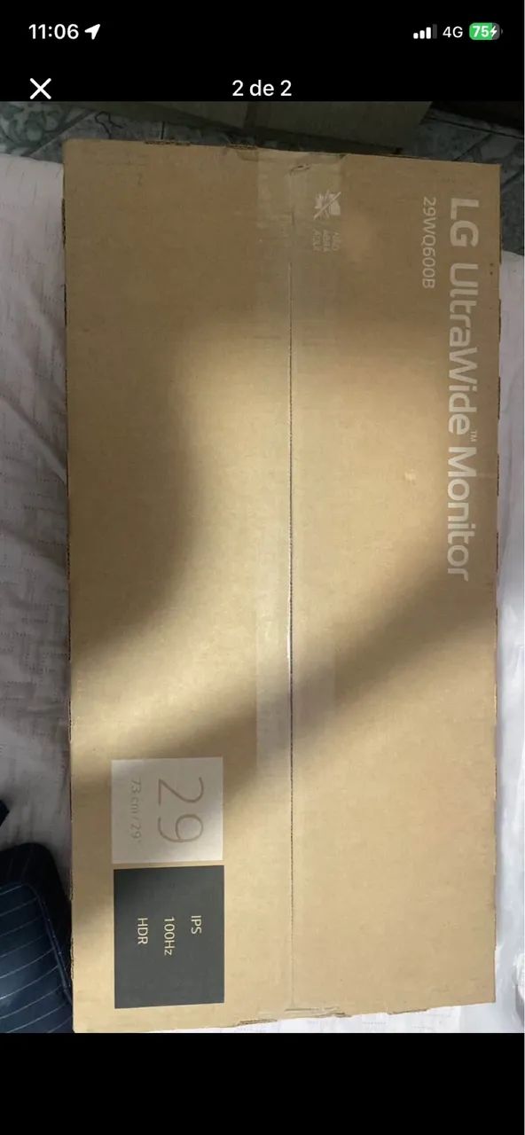 Monitor LG 29 polegadas BRANCO