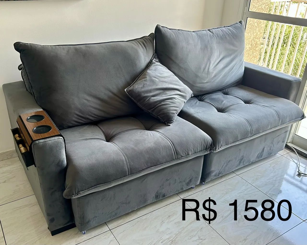 Sofá Retrátil 4 Lugares (NOVO)