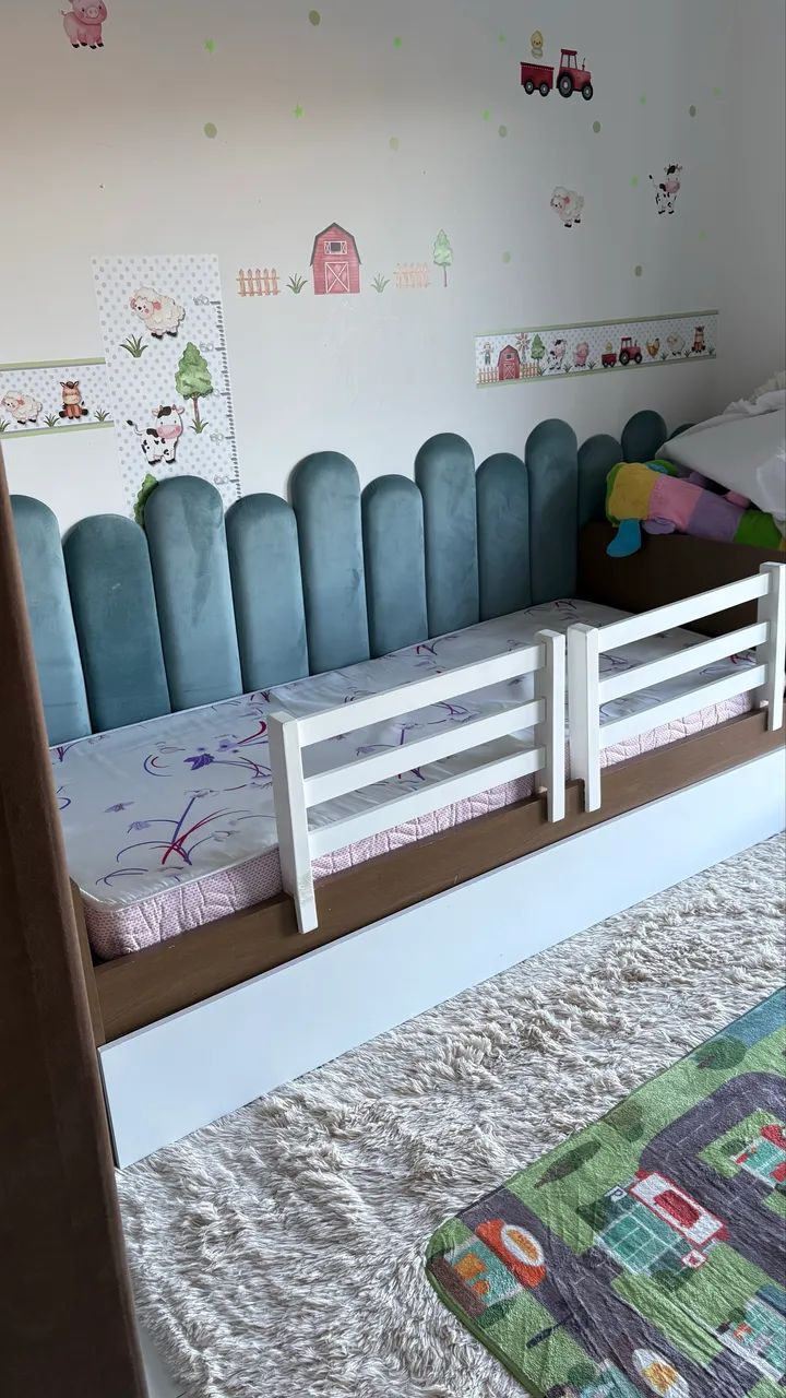 Cama e colchão infantil - Foto 4