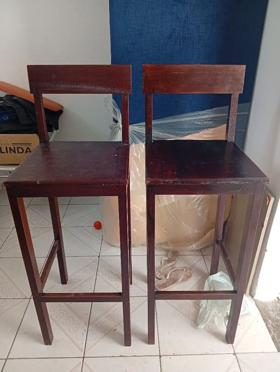 Cadeiras/bancos pra cozinha americana 