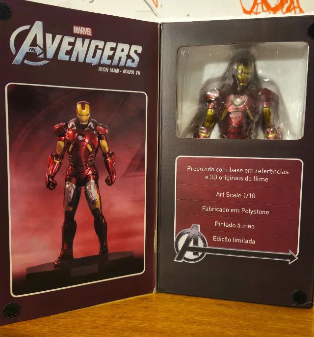 Estátua Homem de Ferro Iron studios - Edição Limitada battle damage