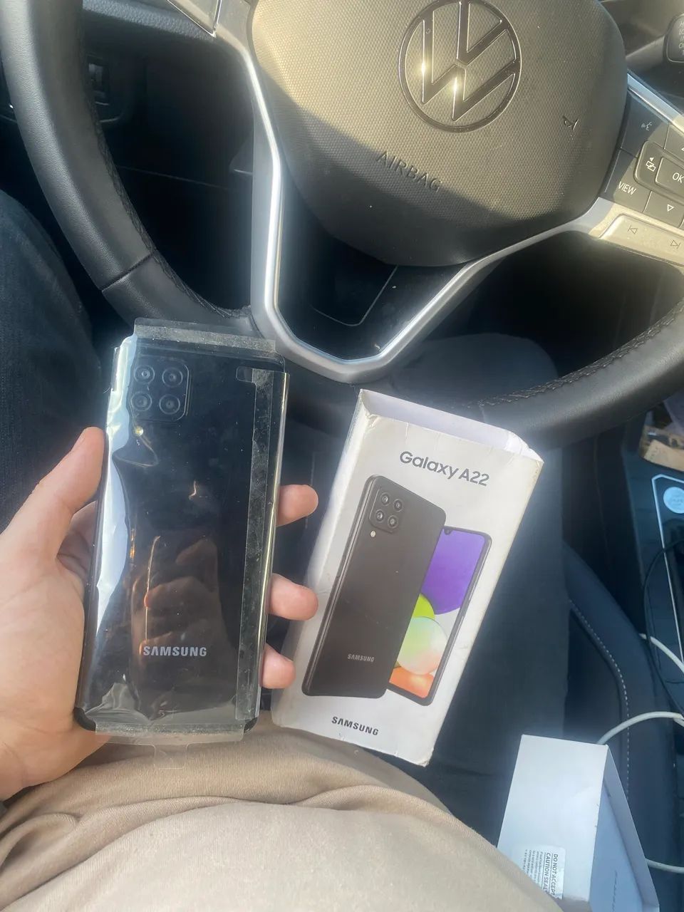 Oportunidade Samsung A22 128GB Biometria e fácil LEIA - Foto 2