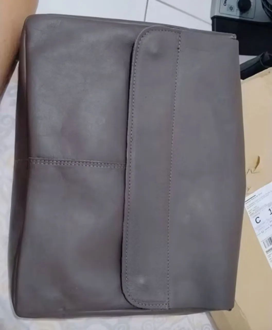 Bolsa de couro  - Foto 4