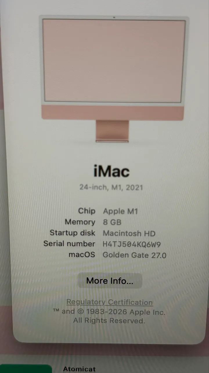 Computador iMac 
