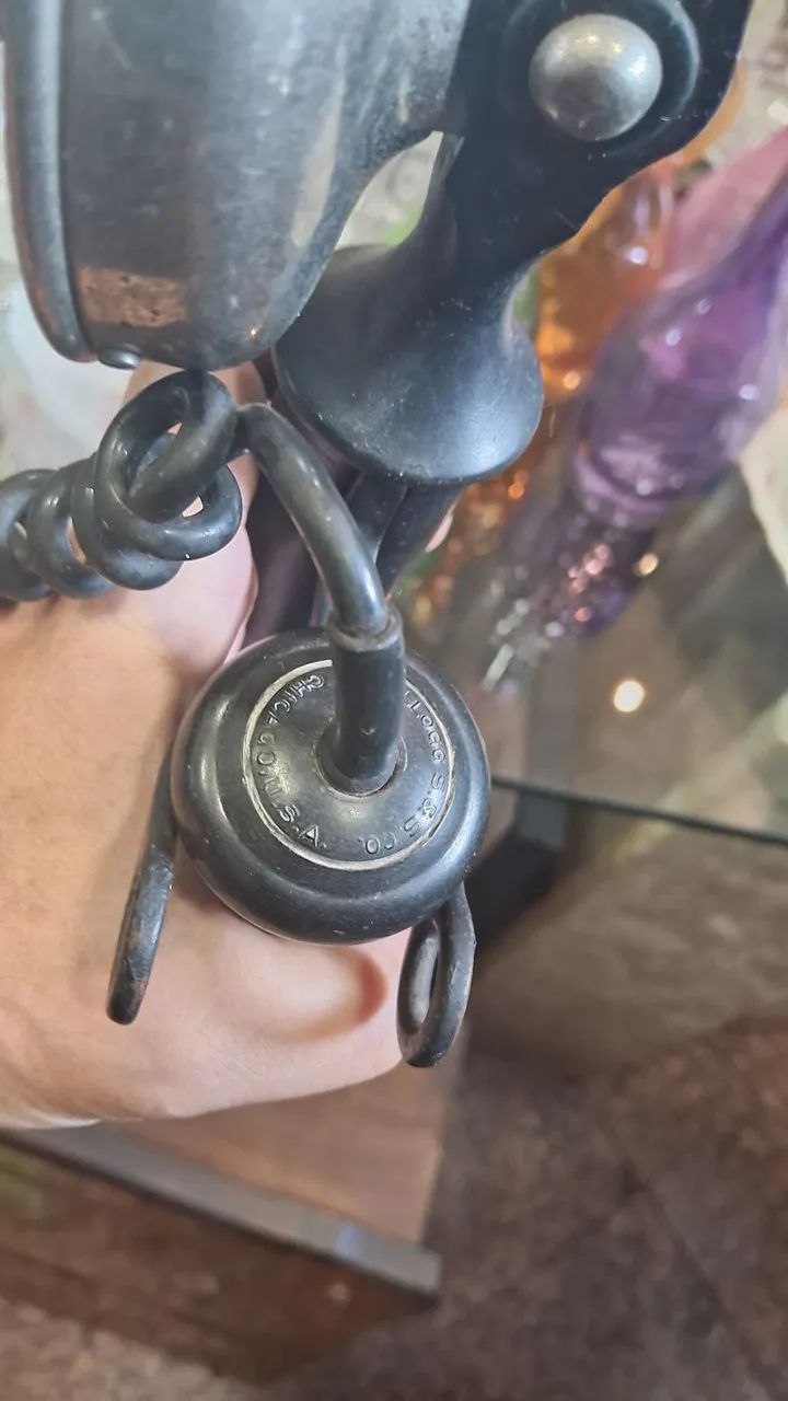 Raro e original Telefone antigo de mesa americano Chigago d - Foto 4